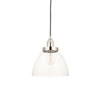 Hansen 1 Pendant Light Bright Nickel