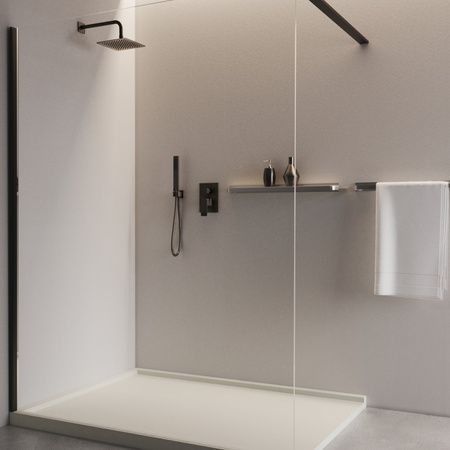 Podtynkowy zestaw prysznicowy z deszczownicą Aquila Matt Black