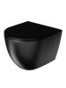 Miska WC VORTEX z deską czarny mat CANEO TR2196DF-U18