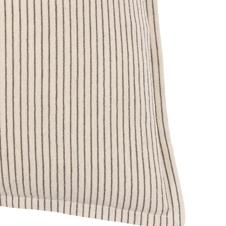 Fairford Woven Stripe Cushion Cream 450x450mm