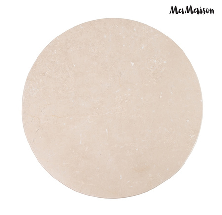 MaMaison stolik RONDA 50 drewno mango /   marmur