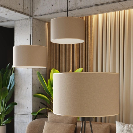 Lampa podłogowa NEVIA taupe