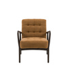 Humber Armchair Ochre Faux Sheepskin 690x760x800mm