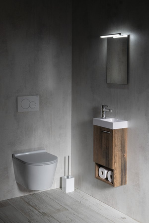 LATUS XI szafka umywalkowa 30x53x16,5cm, dąb Sherwood