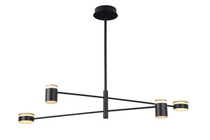 MAXLIGHT P0406 LAMPA WISZĄCA PUMA LED 4x 7W BK/WD