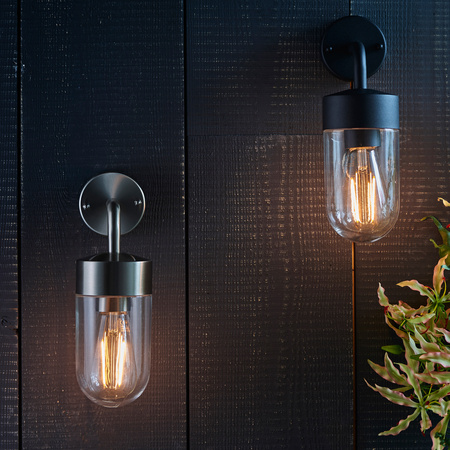 North Wall Light Matt Black