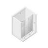 DRZWI WNĘKOWE NEW SOLEO  P 140x195 CZYSTE 6mm ACTIVE SHIELD