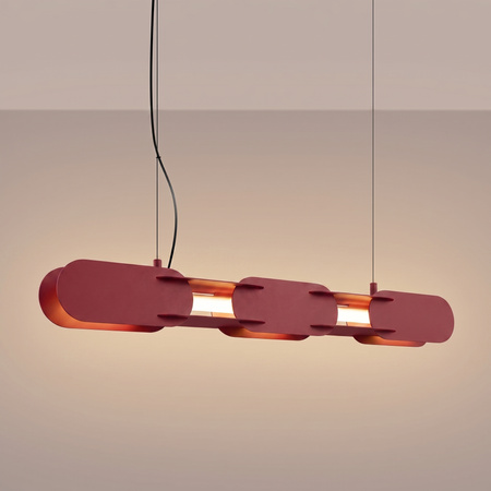 Lampa wisząca CHAIN 91 burgund LED 3000K