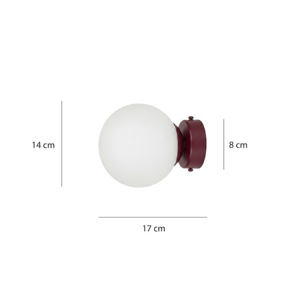 MAGNUS K1 BURGUND OPAL