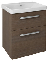 THEIA Szafka umywalkowa 56,4x70x44,2cm, 2 szuflady, sosna rustykalna