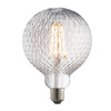 Żarówka LED – przezroczysta, 4W LED E27 ciepła biel, 2200 K, 12,5 × 12,5 × 17,5 cm