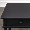 Toaletka Wycombe z szufladą, czarna 1100 x 400 x 800 mm