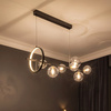 NOWOCZESNA LAMPA WISZĄCA CZARNA MERIDO W7