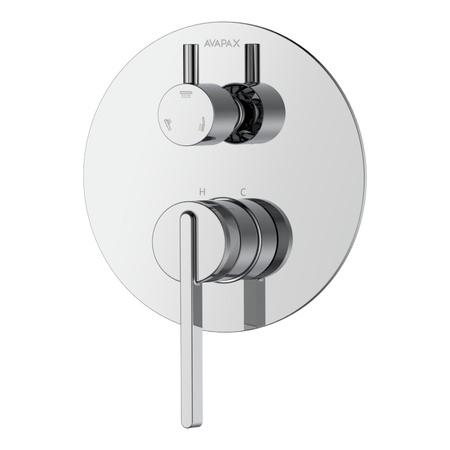 Zestaw prysznicowy podtynkowy trzyfunkcyjny