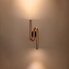 Lampa ścienna MYK LED złota 38 cm