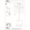 Lampa wisząca QUAD 1 czarny