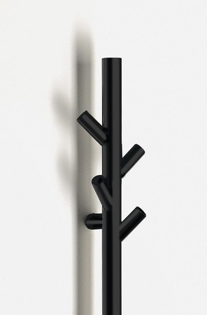 PASADOR elektryczna suszarka na ręczniki, okrągła, 150x1500 mm, 30 W, czarny mat