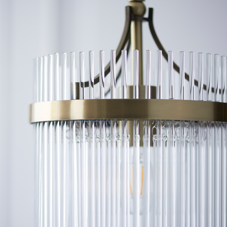 Marietta 1 Pendant Light Antique Brass