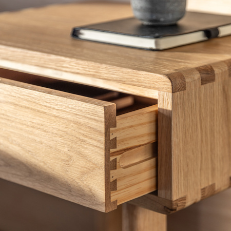 Craft 1 Drawer Bedside Natural 500x400x550mm