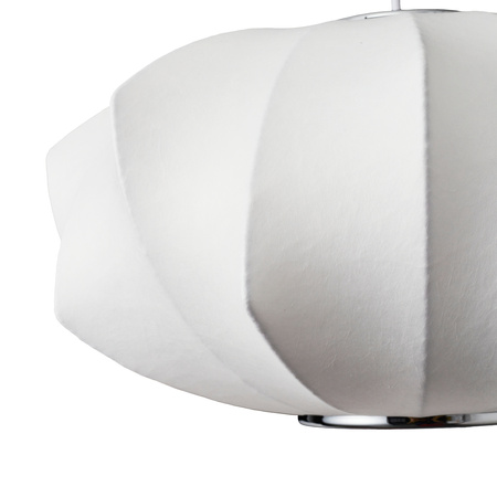 Lampa wisząca SILK V-shape biała 45 cm - nowoczesna i minimalistyczna