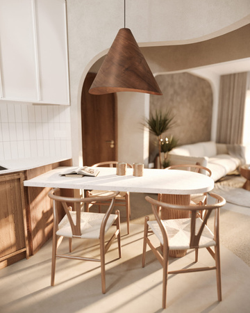 MAXLIGHT P0610 LAMPA WISZĄCA SAKURA DARKWALNUT WOOD