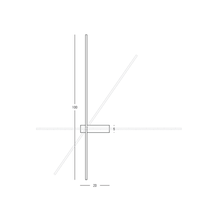 WALL LED LIGHT 14W 3000K SANDY BLACK ROTATABLE ARM