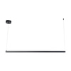 Lampa wisząca BEAM-120 LED - czarna oprawa liniowa