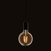 E27 LED Filament Globe 170x125mm Amber 2W