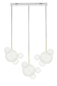 MOOSEE lampa wisząca CAPRI LINE 3 złota   / biała