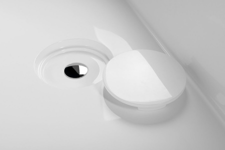 PAGODA wanna przyścienna 170x85x58cm, kompozyt, biały