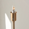 Burley Rechargeable Floor Lamp Base Aged Brass