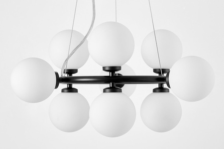 NOWOCZESNA LAMPA WISZĄCA CZARNA MARSIADA W9