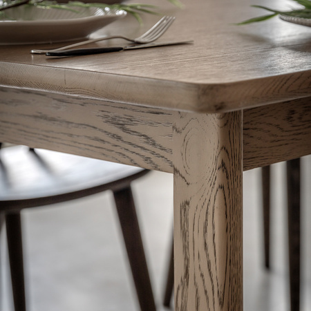 Craft Ext Dining Table Smoked 2000/2500x950x750mm