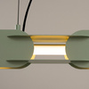 Lampa wisząca CHAIN 158 zielona oliwka LED 3000K