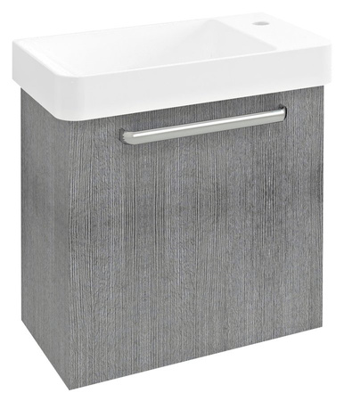 LATUS VIII szafka umywalkowa 51x50x28cm, dąb srebrny