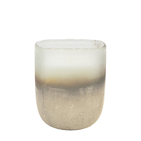 Mercury Candle White/Silver Medium Amber & Lily