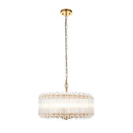 Valentina 5 Pendant Light Brushed Aged Brass