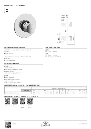 Bateria podtynkowa 1-drożna