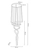 MOOSEE lampa wisząca WAVE CORDON 2B chrom
