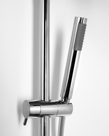 Zestaw prysznicowy z baterią termostatyczną, chrom