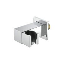 Przyłącze kątowe z uchwytem na słuchawkę boczne, chrom