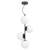 NOWOCZESNA LAMPA WISZĄCA CZARNA STELVIO W4