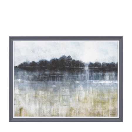 Obraz w ramie „Adrift” – niebieski, 120 × 3,5 × 90 cm