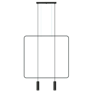 Lampa wisząca RANA 2 czarna