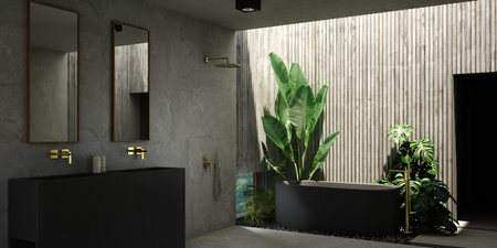 EXPERIENCE Gold Natynkowa bateria wannowo-prysznicowa
