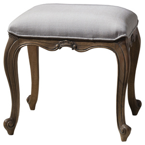 Elegancki stołek toaletowy Weathered 470 x 450 x 400 mm