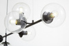 NOWOCZESNA LAMPA WISZĄCA CZARNA CEREDO W6