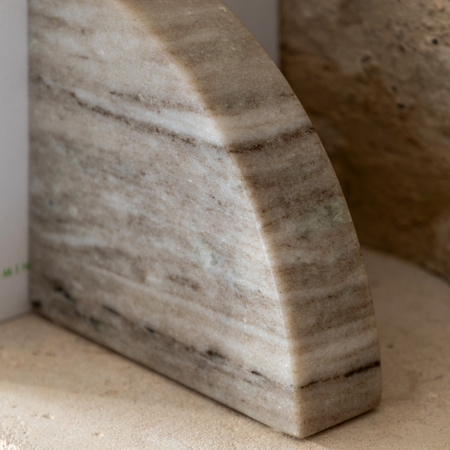 Tamera Marble Bookend Set of 2 Sandstone 150x150mm