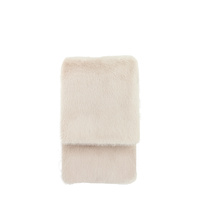 Maple Faux Fur Throw Oatmeal 1300x1500mm