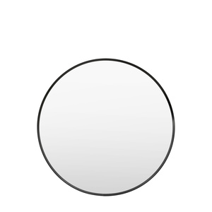 Holworth Round Mirror Black 600x35x600mm